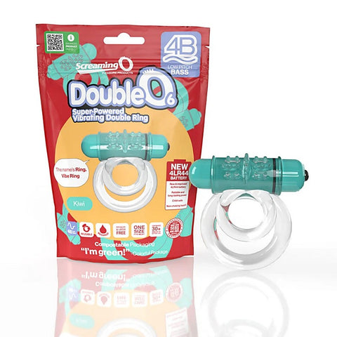 4B DoubleO 6 Vibrating Cock Ring by Screaming O