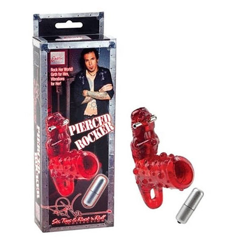 Pierced Rocker Vibrating Cock Ring by California Exotics
