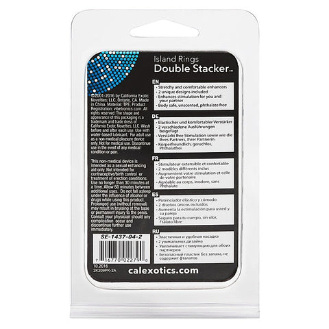 Double Stacker Island Mens Cock Ring by California Exotics