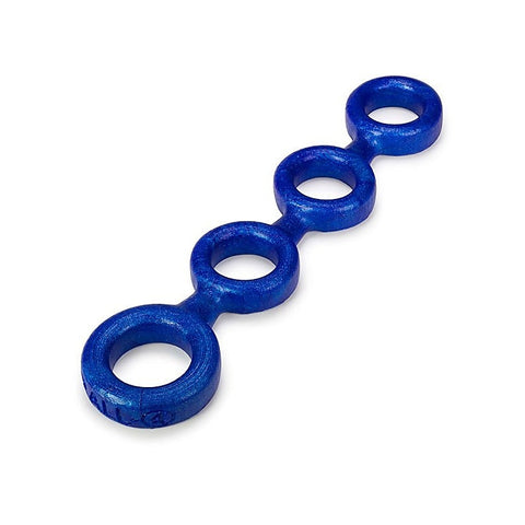 4-Ball Cock Ring With 3 Ballstretcher by Oxballs