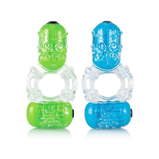 ColorPop Big O 2 Vibrating Cock Ring by Screaming O