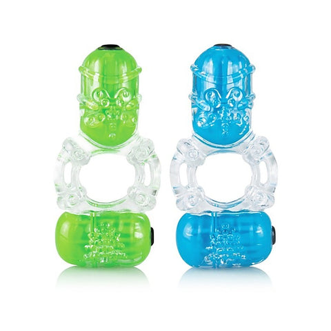 ColorPop Big O 2 Vibrating Cock Ring by Screaming O