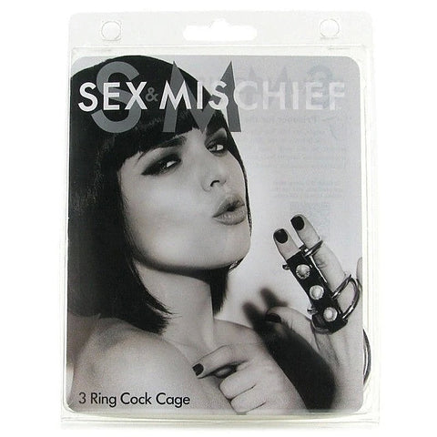 3 Ring Cock Cage by Sportsheets