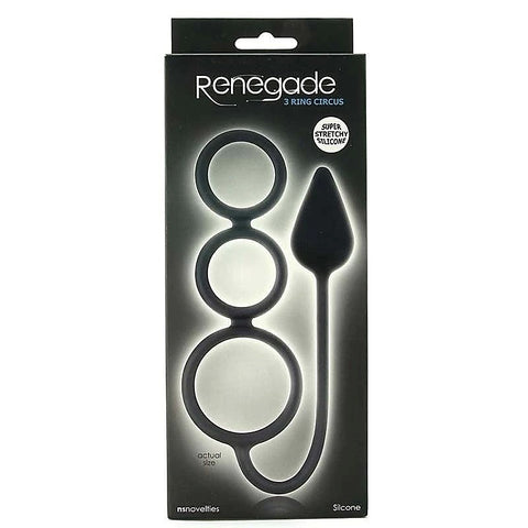 Renegade 3 Cock Ring Circus Medium by NS Novelties