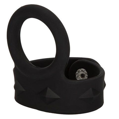 Silicone Tri-Snap Scrotum Support Cock Ring