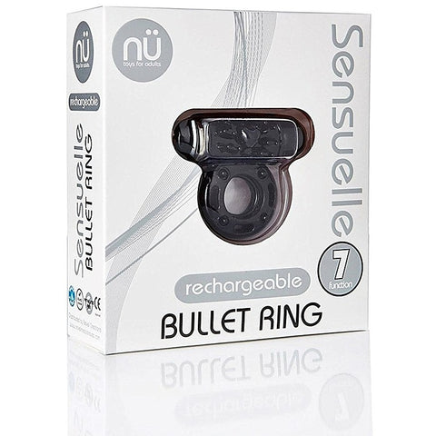 Ultra-Flex Rechargeable Bullet Cock Ring by Nu Sensuelle