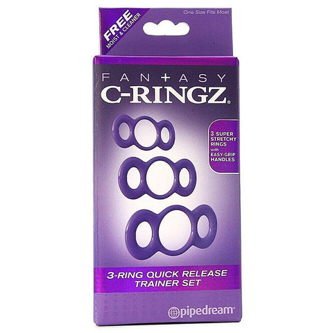 Fantasy C-Cock Ringz 3-Cock Ring Quick Release Trainer