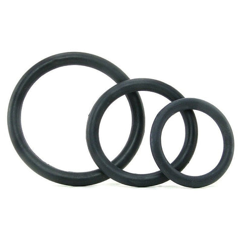 Silicone 3 Cock Ring Kit by Perfect Fit