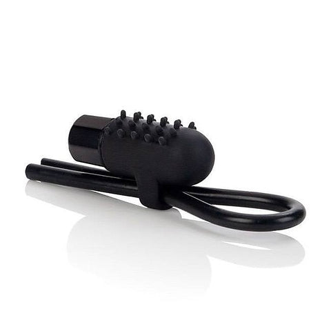 10 Function Vibrating Silicone Stud Lasso Ring