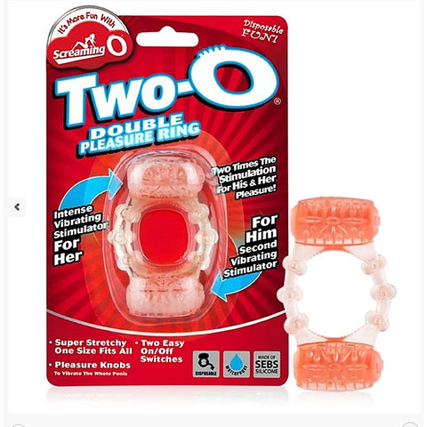 Two O Dual-Motor Pleasure Cock Ring by Screaming O