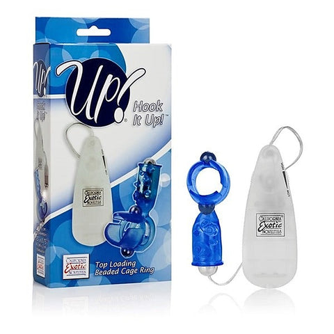 Hook It Up Top Loading Beaded Cock Cage Ring