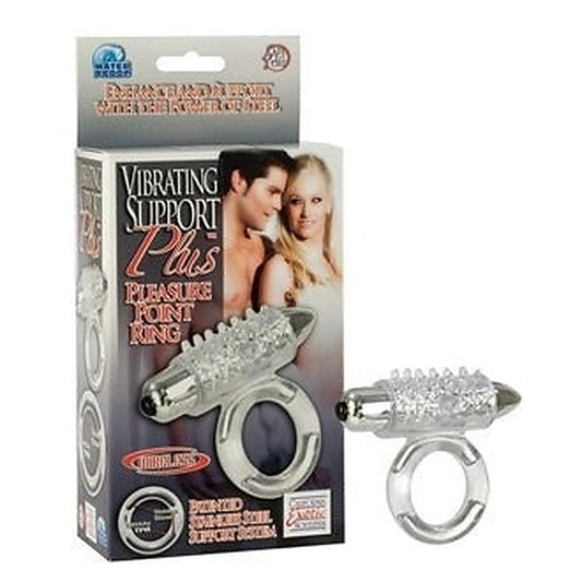 Vibrating Support Plus Pleasure Point Dick Cock Ring