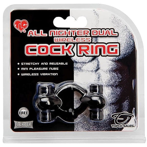 All Nighter Dual Wireless Cock Ring by Topco