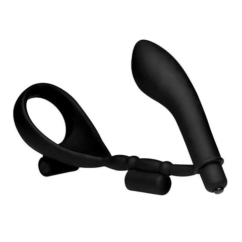 Epic Triple Stim Anal Plug Cock Ring by XR Brands