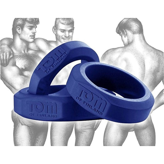 3 Piece Silicone Cock Ring Set by XR Brands