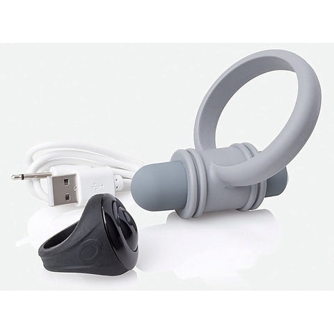 Rechargeable Vibrating Cock Ring Set by Screaming O