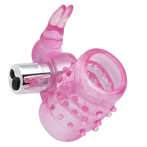Stretchy Vibrating Bunny Enhancer by California Exotics