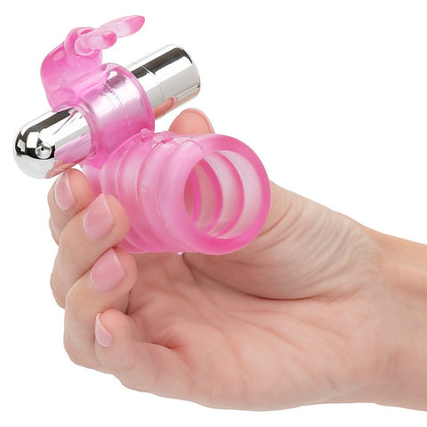Stretchy Vibrating Bunny Enhancer by California Exotics