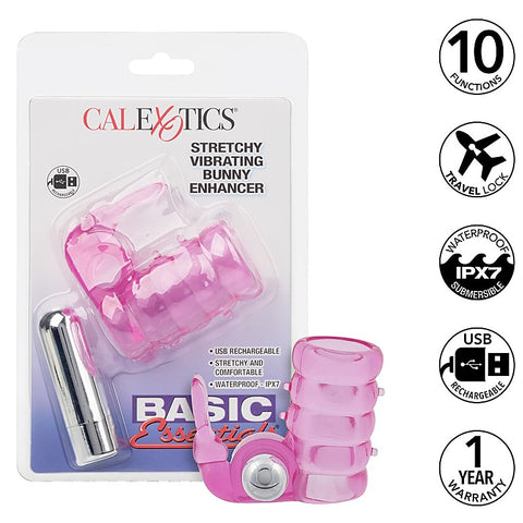 Stretchy Vibrating Bunny Enhancer by California Exotics