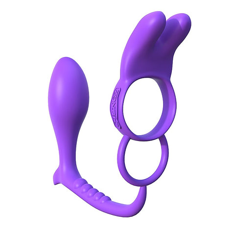 Fantasy C-Cock Ringz Ass-Gasm Vibrating Rabbit Cock Ring