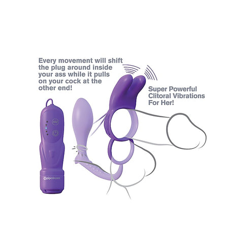Fantasy C-Cock Ringz Ass-Gasm Vibrating Rabbit Cock Ring