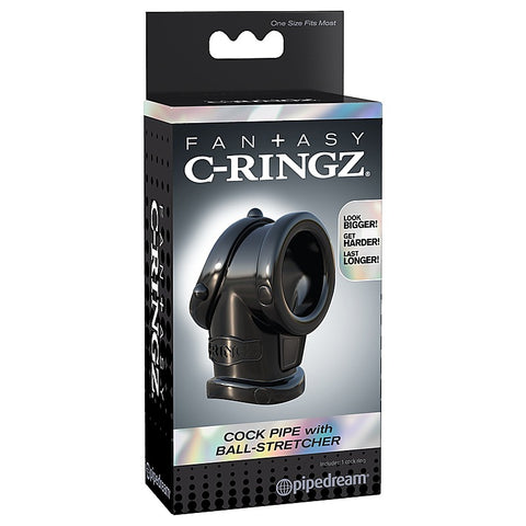 Fantasy C-Ringz Cock Pipe with Ball-Stretcher by Pipedream