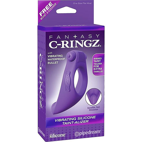 C-Ringz Vibrating Silicone Taint Alizer by Pipedream