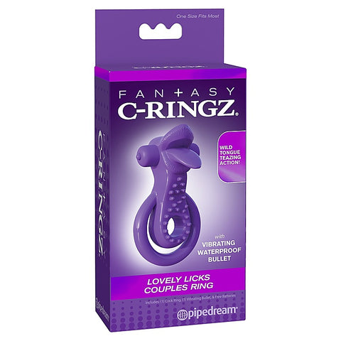 Fantasy C-Ringz Lovely Licks Couples Ring by Pipedream