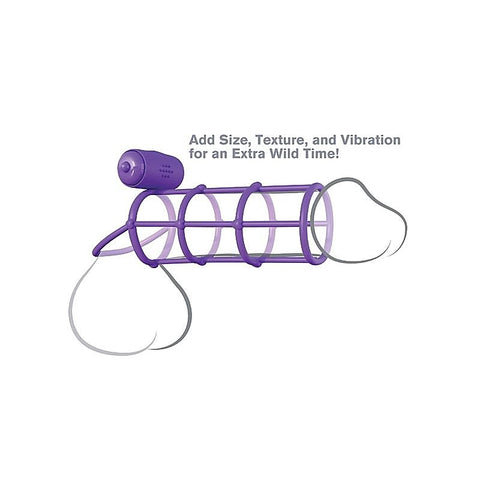 Fantasy C-Ringz Vibrating Climax Cock Cage by Pipedream