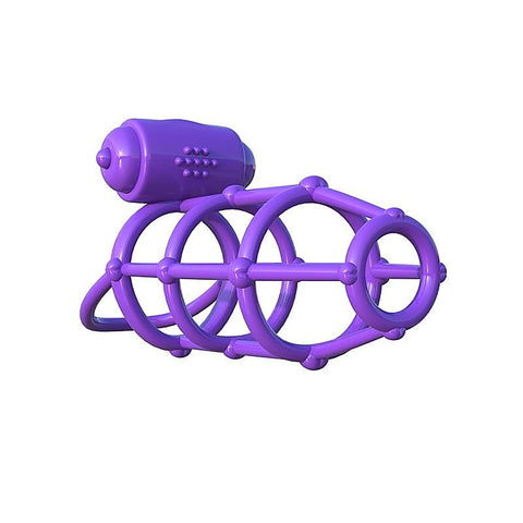 Fantasy C-Ringz Vibrating Climax Cock Cage by Pipedream