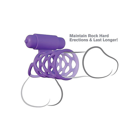 Fantasy C-Ringz Vibrating Couples Cock Cage