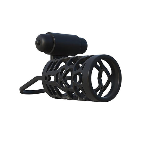 Fantasy C-Ringz Thick Dick Silicone Vibrating Cage