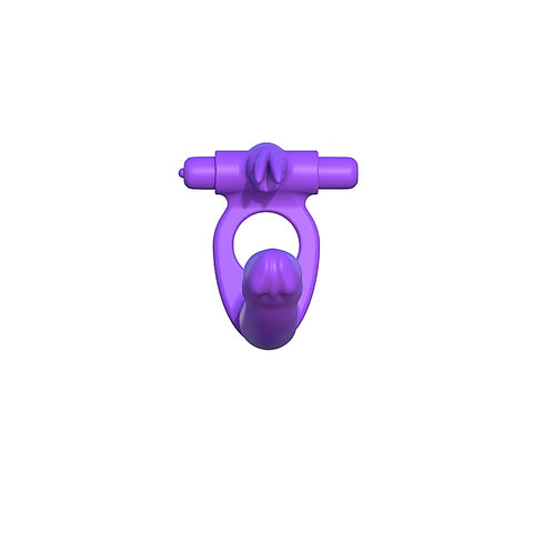 Fantasy C-Ringz Silicone Double Penetrator Rabbit