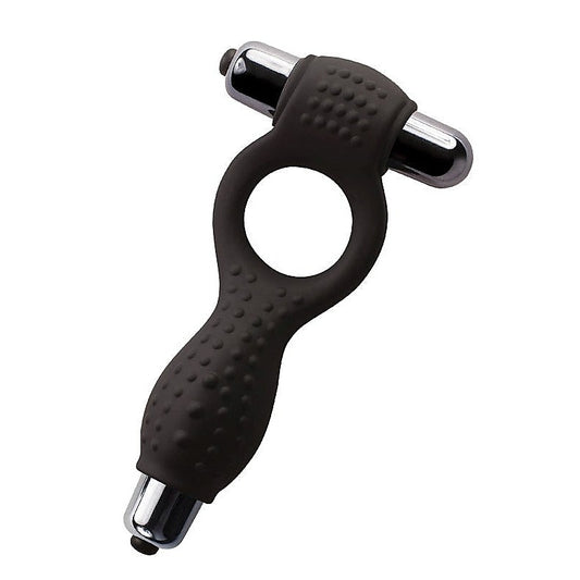 Union Black Silicone Cock Ring by Rocks Off
