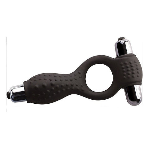 Union Black Silicone Cock Ring by Rocks Off