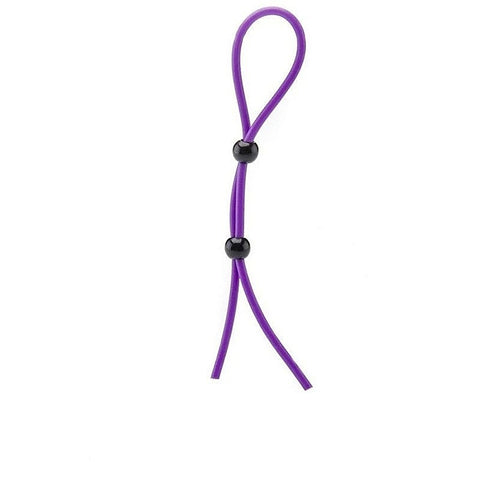 Double Booster Purple Stretchy Cock Ring by Shots Toys