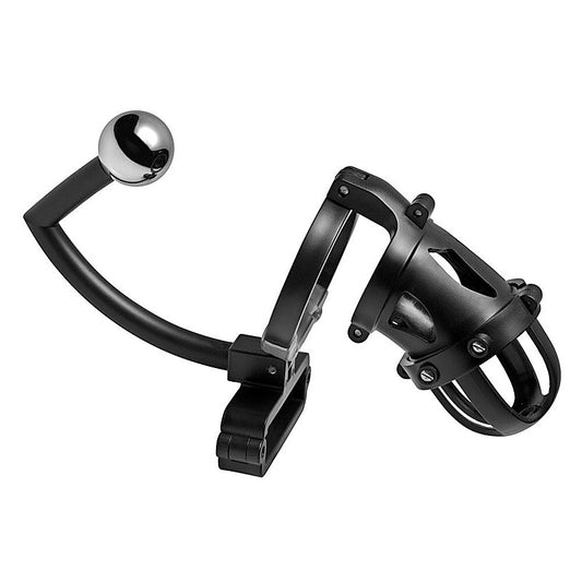 Oppressor Male Confinement Chastity Cage by XR Brands