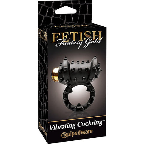 Fetish Fantasy Gold Vibrating Cock Ring by Pipedream
