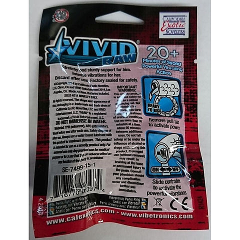 Vivid Raw Power Cock Ring by California Exotics