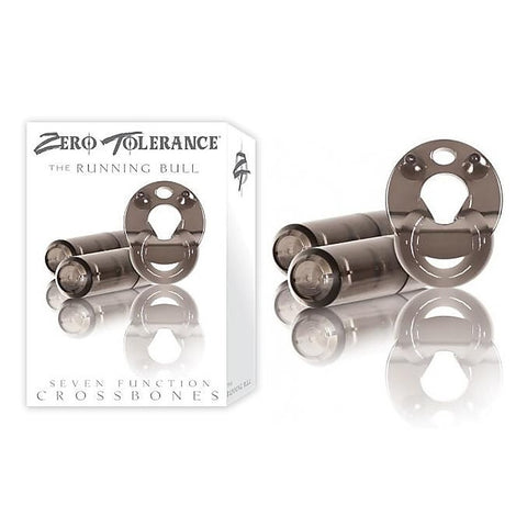 Crossbones Running Bull Vibrating Cock Ring by Evolved