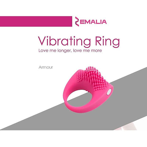 Armour Vibrating Cock Ring by Zemalia