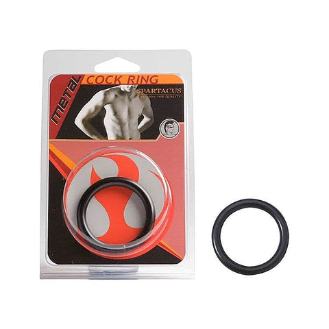 Black Metal Cock Ring by Spartacus Enterprises