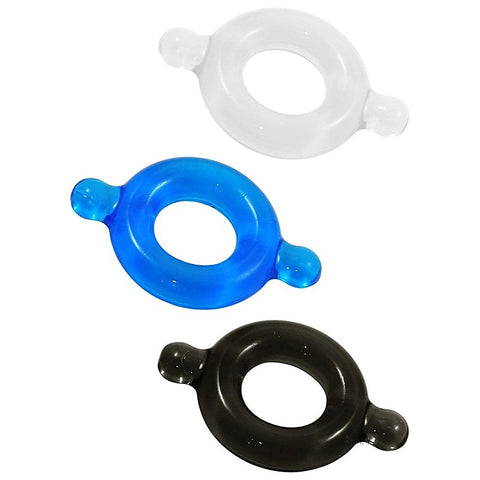 Elastomer Cock Ring 3 Pack by Spartacus Enterprises