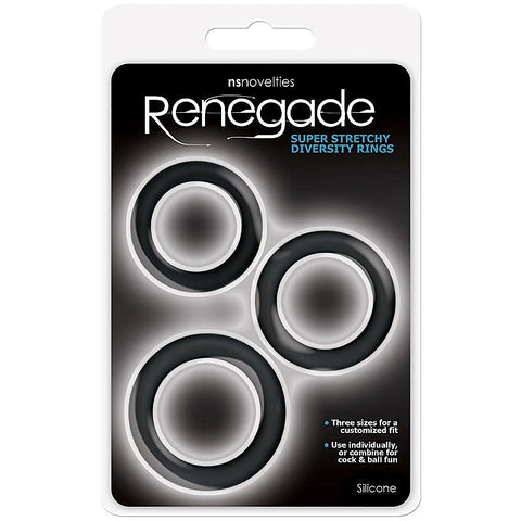 Renegade Diversity Cock Rings by NS Novelties