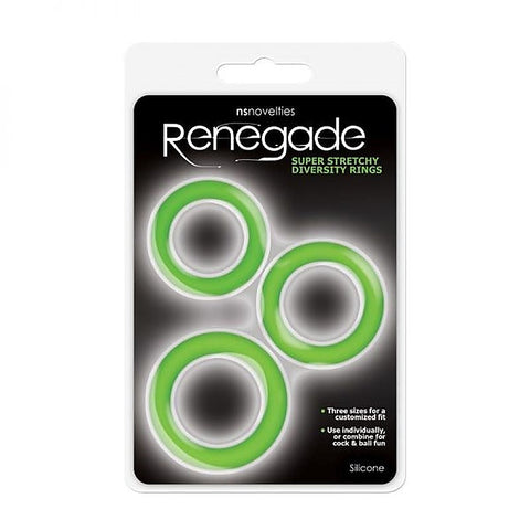 Renegade Diversity Cock Rings by NS Novelties