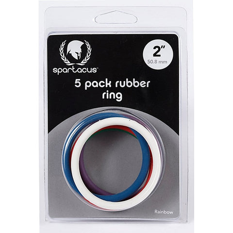 Vibrant Rainbow C-Ring Set by Spartacus Enterprises