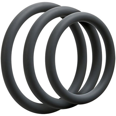 Optimale 3 C Ring Set Thin by Doc Johnson