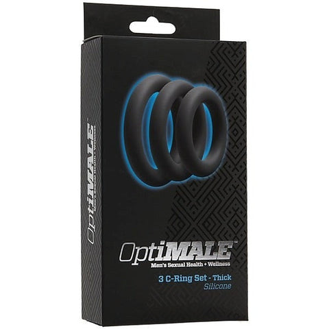 OptiMALE 3 C Ring Set Thick by Doc Johnson