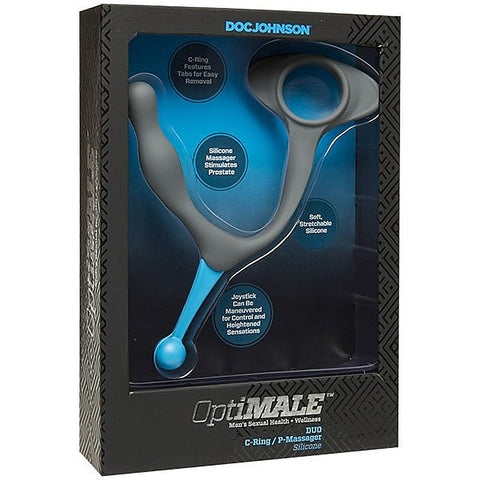 Optimale Duo C-Ring and P-Massager by Doc Johnson