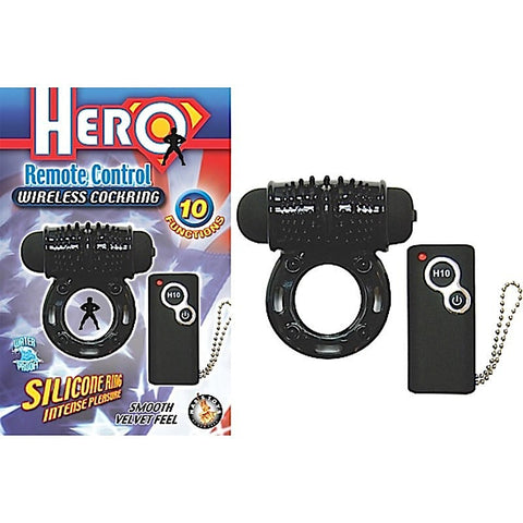Hero Remote Control Wireless Cock Ring by Nasstoys